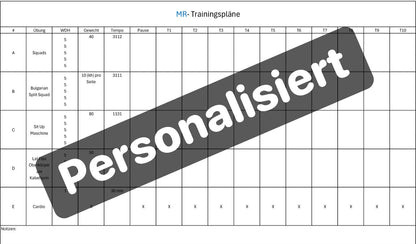 Trainingsplan Krafttraining Premium